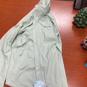 NWT Columbia waterproof rain jacket